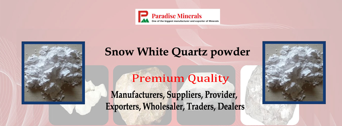 Snow White Quartz Powder